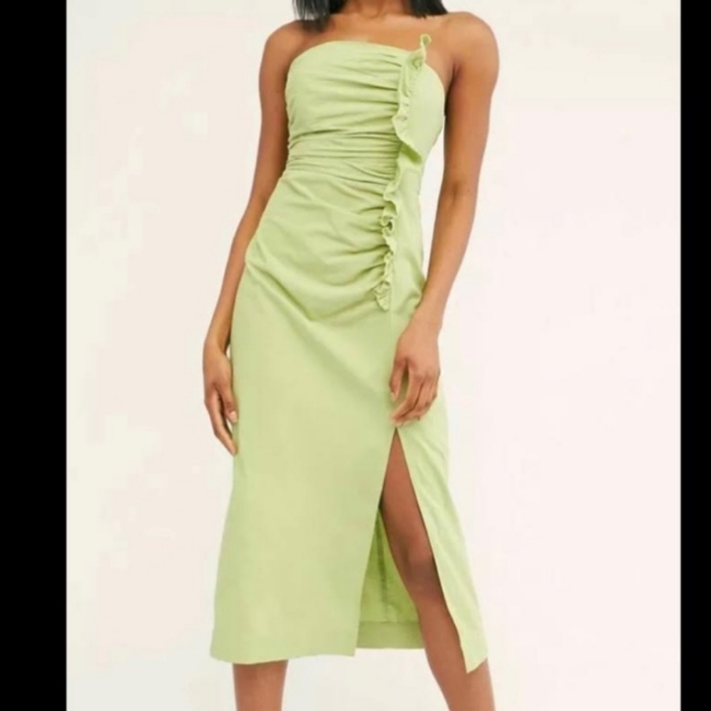 Free People Endless Summer Statement Strapless Midi Dress